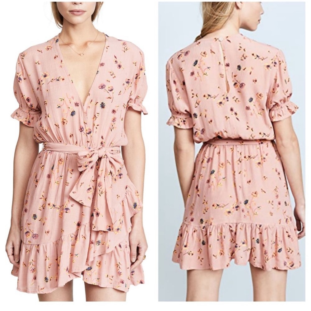 Faithfull the Brand Le Moulin Dress, Pink, Size M